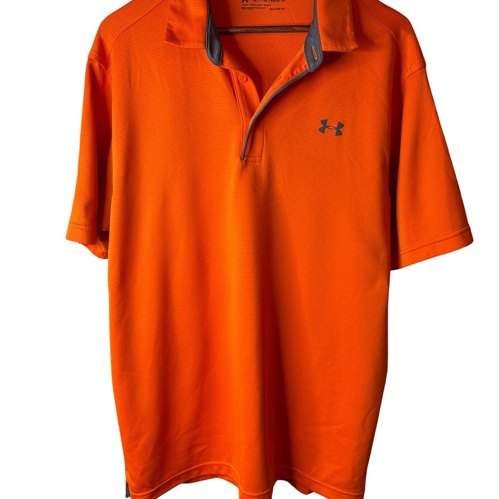 Under Armour Men’s Performance Polo Shirt - Orange XLT NWOT